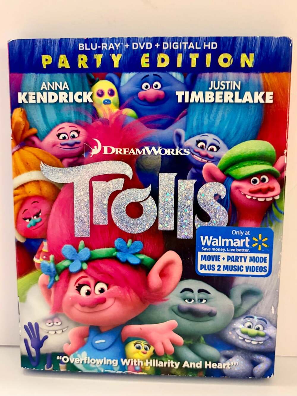 Trolls Party Edition Blu-ray + DVD + Digital HD